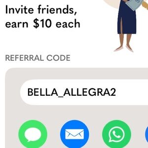 First time poshers get $10! Use the code